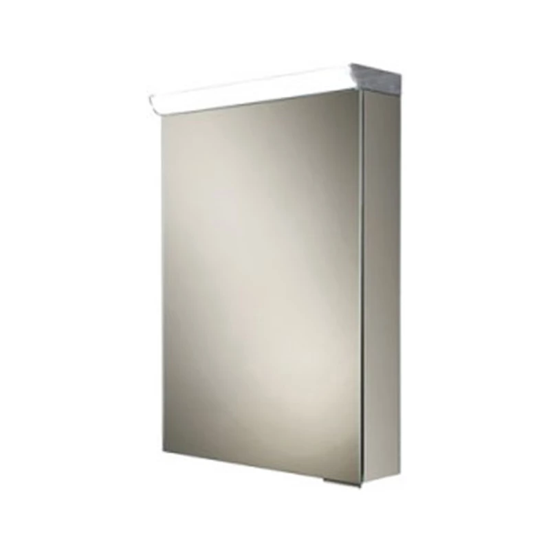HiB Flux Aluminium Illuminated Bathroom Cabinet 600mm H X 400mm W X 115/150mm D 5 HiB Flux Aluminium Illuminated Bathroom Cabinet 600mm H X 400mm W X 115/150mm D - Image 3