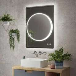 HiB Frontier 60 LED Bathroom Mirror 800mm X 600mm W -HEATANDPLUMB Sales hib frontier 60 bathroom mirror 78725000 2