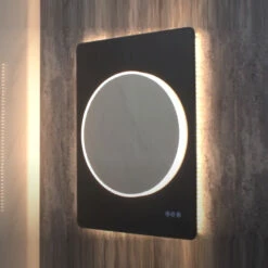 HiB Frontier 70 LED Bathroom Mirror 900mm H X 700mm W -HEATANDPLUMB Sales hib frontier 70 bathroom mirror 78726000
