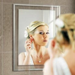 HiB Georgia 60 Designer Bathroom Mirror 800mm H X 600mm W