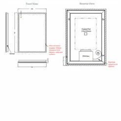 HiB Globe 50 Steam Free LED Bathroom Mirror 700mm H X 500mm W 8 HiB Globe 50 Steam Free LED Bathroom Mirror 700mm H X 500mm W -HEATANDPLUMB Sales hib globe bathroom mirror 78500000 1 1