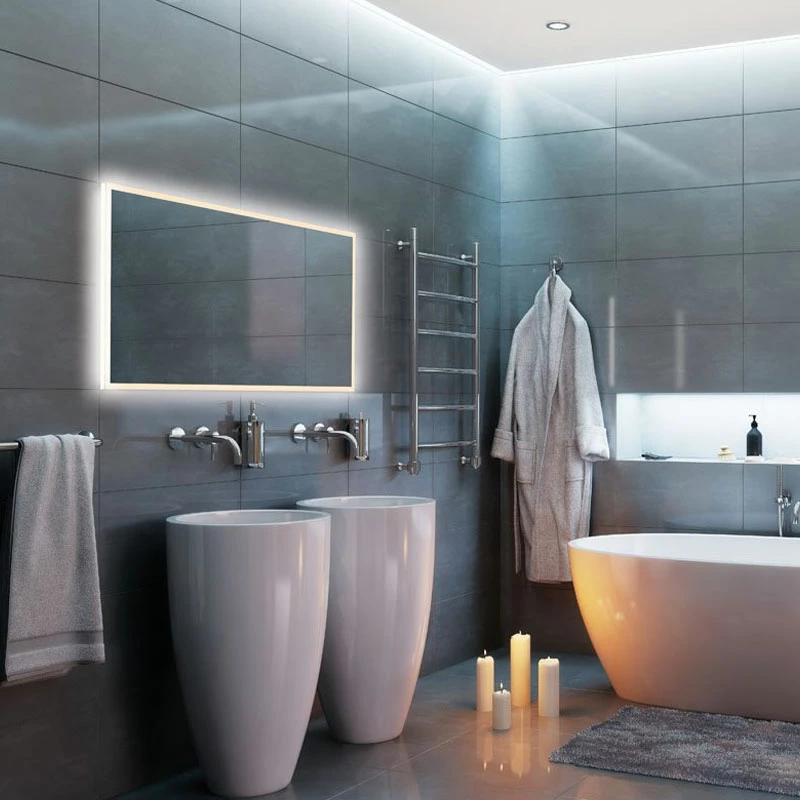 HiB Globe 120 Illuminated LED Bathroom Mirror 600mm H X 1200mm W 7 HiB Globe 120 Illuminated LED Bathroom Mirror 600mm H X 1200mm W - Image 5