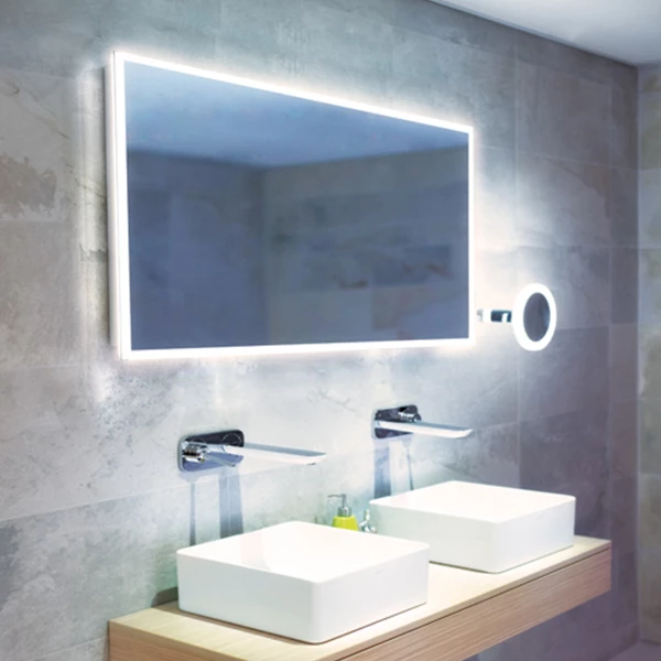 HiB Globe 120 Illuminated LED Bathroom Mirror 600mm H X 1200mm W 6 HiB Globe 120 Illuminated LED Bathroom Mirror 600mm H X 1200mm W - Image 4