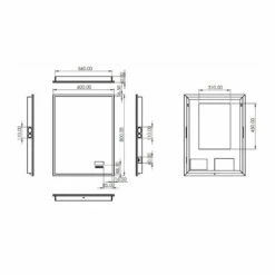 HiB Globe Plus 60 LED Bathroom Mirror 800mm H X 600mm W -HEATANDPLUMB Sales hib globe plus 60 bathroom mirror 78722000 1