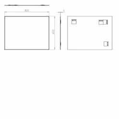 HiB Jackson Designer Bathroom Mirror 600mm H X 800mm W 8 HiB Jackson Designer Bathroom Mirror 600mm H X 800mm W -HEATANDPLUMB Sales hib jackson bathroom mirror 76800000 1 1