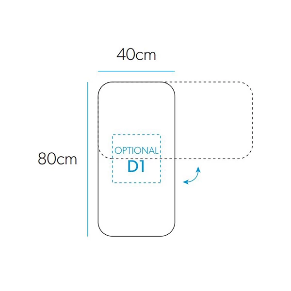 HiB Jazz Designer Bathroom Mirror 800mm H X 400mm W 5 HiB Jazz Designer Bathroom Mirror 800mm H X 400mm W - Image 3