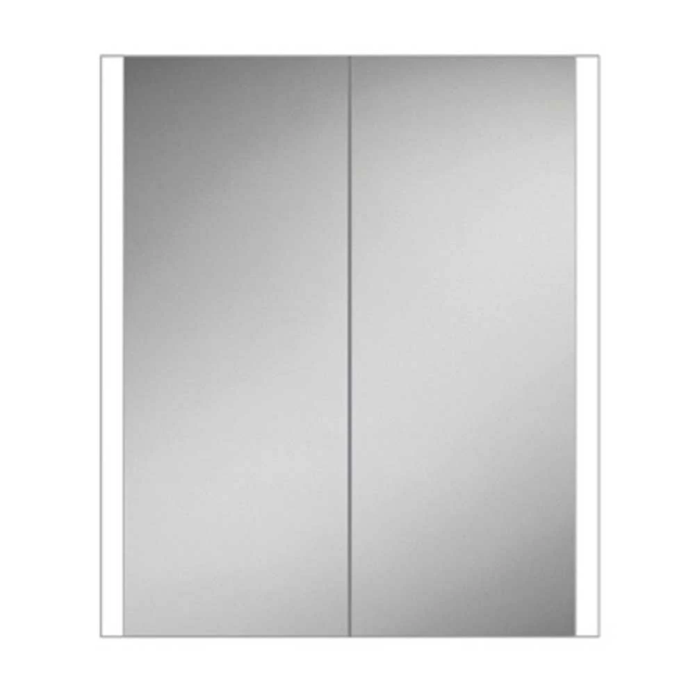 HiB Paragon 60 Aluminium LED Double Door Bathroom Cabinet 700mm H X 664mm W X 140mm D 5 HiB Paragon 60 Aluminium LED Double Door Bathroom Cabinet 700mm H X 664mm W X 140mm D - Image 3