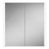 HiB Paragon 80 Aluminium LED Double Door Bathroom Cabinet 700mm H X 864mm W X 140mm D 1 HiB Paragon 80 Aluminium LED Double Door Bathroom Cabinet 700mm H X 864mm W X 140mm D -HEATANDPLUMB Sales hib paragon 80 bathroom cabinet 52000 1