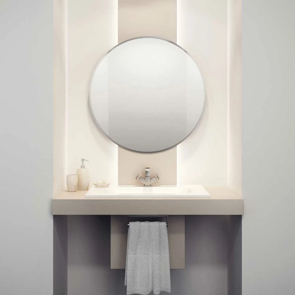 HiB Rondo Designer Bathroom Mirror 500mm Diameter 3 HiB Rondo Designer Bathroom Mirror 500mm Diameter