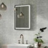 HiB Spectre 50 LED Bathroom Mirror 700mm H X 500mm W 2 HiB Spectre 50 LED Bathroom Mirror 700mm H X 500mm W -HEATANDPLUMB Sales hib spectre bathroom mirror 79510000 1
