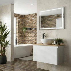 HiB Spectre 100 LED Bathroom Mirror 600mm H X 1000mm W -HEATANDPLUMB Sales hib spectre bathroom mirror 79530000 5