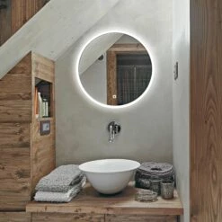 HiB Sphere 80 Round LED Bathroom Mirror 800mm Diameter -HEATANDPLUMB Sales hib sphere 60 bathroom mirror 78760000 4 1