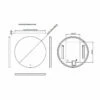 HiB Theme 100 Round LED Bathroom Mirror 980mm Diameter 1 HiB Theme 100 Round LED Bathroom Mirror 980mm Diameter -HEATANDPLUMB Sales hib theme 100 bathroom mirror 79130000 1