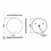 HiB Theme 60 Round LED Bathroom Mirror 600mm Diameter 2 HiB Theme 60 Round LED Bathroom Mirror 600mm Diameter -HEATANDPLUMB Sales hib theme 60 bathroom mirror 79110000 1