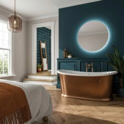 HiB Theme 80 Round LED Bathroom Mirror 800mm Diameter 11 HiB Theme 80 Round LED Bathroom Mirror 800mm Diameter -HEATANDPLUMB Sales hib theme 80 bathroom mirror 79120000 3 1