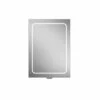 HiB Vapor 50 Aluminium LED Single Door Bathroom Cabinet 700mm H X 500mm W X 122mm D 1 HiB Vapor 50 Aluminium LED Single Door Bathroom Cabinet 700mm H X 500mm W X 122mm D -HEATANDPLUMB Sales hib vapor 50 bathroom cabinet 51400