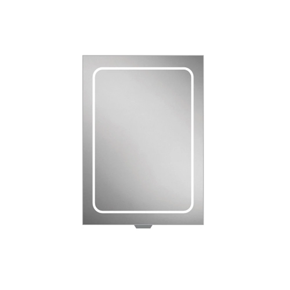 HiB Vapor 50 Aluminium LED Single Door Bathroom Cabinet 700mm H X 500mm W X 122mm D 3 HiB Vapor 50 Aluminium LED Single Door Bathroom Cabinet 700mm H X 500mm W X 122mm D