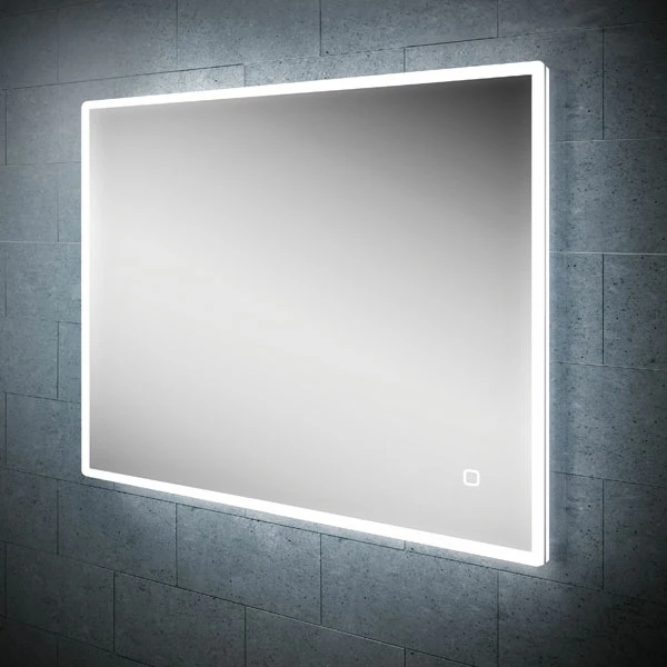 HiB Vega 80 Landscape Demistable LED Bathroom Mirror With Charging Socket 600mm H X 800mm W 6 HiB Vega 80 Landscape Demistable LED Bathroom Mirror With Charging Socket 600mm H X 800mm W - Image 4