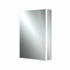 HiB Xenon 50 Aluminium Single Door With Vertical LED Bathroom Cabinet 700mm H X 505mm W X 130mm D 8 HiB Xenon 50 Aluminium Single Door With Vertical LED Bathroom Cabinet 700mm H X 505mm W X 130mm D -HEATANDPLUMB Sales hib xenon bathroom cabinet 46000 4