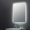 Hudson Reed Ambient Bathroom Mirror With 25W Bulb 700mm H X 500mm W -HEATANDPLUMB Sales hudson reed ambient bathroom mirror lq602 1