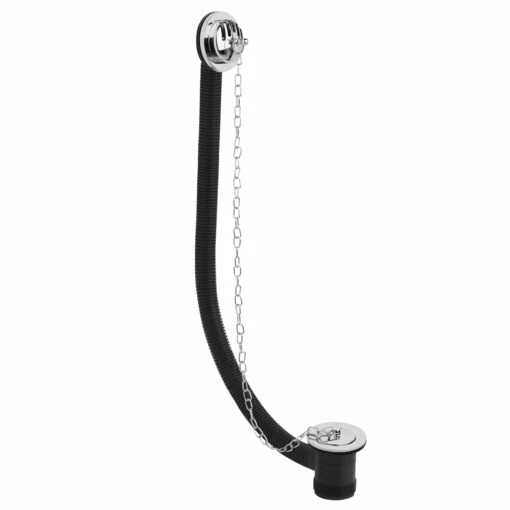 Hudson Reed Classic Concealed Bath Waste And Overflow Brass Plug And Chain - Chrome 3 Hudson Reed Classic Concealed Bath Waste And Overflow Brass Plug And Chain - Chrome -HEATANDPLUMB Sales hudson reed classic waste ea384