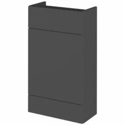 Hudson Reed Fusion RH Combination Unit With 500mm WC Unit - 1000mm Wide - Gloss Grey -HEATANDPLUMB Sales hudson reed compact bathroom furniture off945 6