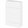Hudson Reed Fusion Compact WC Unit With Polymarble Worktop 600mm Wide - Gloss White 2 Hudson Reed Fusion Compact WC Unit With Polymarble Worktop 600mm Wide - Gloss White -HEATANDPLUMB Sales hudson reed compact fitted bathroom furniture cbi119 1
