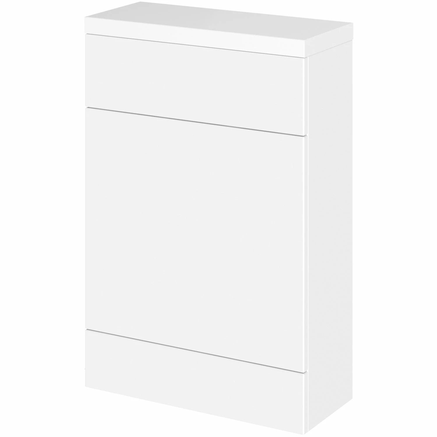 Hudson Reed Fusion Compact WC Unit With Polymarble Worktop 600mm Wide - Gloss White 3 Hudson Reed Fusion Compact WC Unit With Polymarble Worktop 600mm Wide - Gloss White
