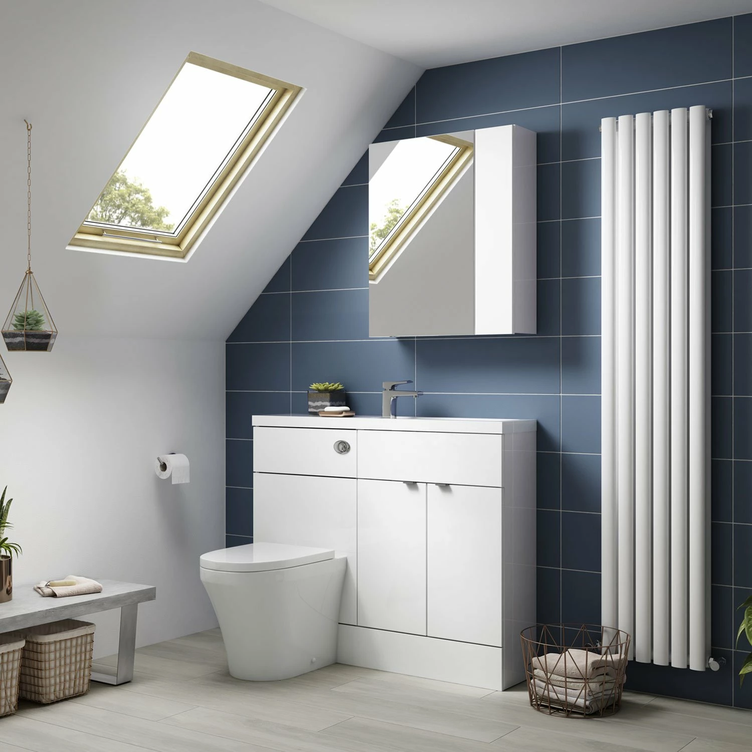 Hudson Reed Fusion Compact WC Unit 500mm Wide - Gloss White 5 Hudson Reed Fusion Compact WC Unit 500mm Wide - Gloss White - Image 3