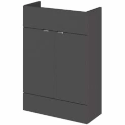 Hudson Reed Fusion RH Combination Unit With 300mm Base Unit X 3 - 1500mm Wide - Gloss Grey -HEATANDPLUMB Sales hudson reed fitted vanity unit off908