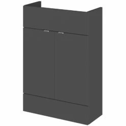 Hudson Reed Fusion RH Combination Unit With 600mm WC Unit - 1500mm Wide - Gloss Grey 13 Hudson Reed Fusion RH Combination Unit With 600mm WC Unit - 1500mm Wide - Gloss Grey -HEATANDPLUMB Sales hudson reed fitted vanity unit off908 3