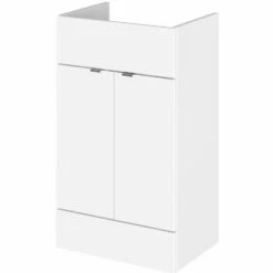 Hudson Reed Fusion RH Combination Unit With 500mm WC Unit - 1000mm Wide - Gloss White 9 Hudson Reed Fusion RH Combination Unit With 500mm WC Unit - 1000mm Wide - Gloss White -HEATANDPLUMB Sales hudson reed fitted white vanity unit off106 1