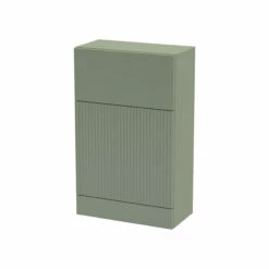 Hudson Reed Fluted WC Unit 500mm Wide - Satin Green 7 Hudson Reed Fluted WC Unit 500mm Wide - Satin Green -HEATANDPLUMB Sales hudson reed fluted bathroom furniture flu841 3
