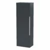 Hudson Reed Fluted Wall Hung Tall Storage Unit 400mm Wide - Satin Anthracite 2 Hudson Reed Fluted Wall Hung Tall Storage Unit 400mm Wide - Satin Anthracite -HEATANDPLUMB Sales hudson reed fluted bathroom furniture hrfluwhtu40 3