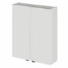 Hudson Reed Fusion Wall Unit 500mm Wide - Gloss Grey Mist 2 Hudson Reed Fusion Wall Unit 500mm Wide - Gloss Grey Mist -HEATANDPLUMB Sales hudson reed fusion bathroom cabinet ofg455 1