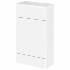 Hudson Reed Fusion Compact WC Unit With Coloured Worktop 500mm Wide - Gloss White