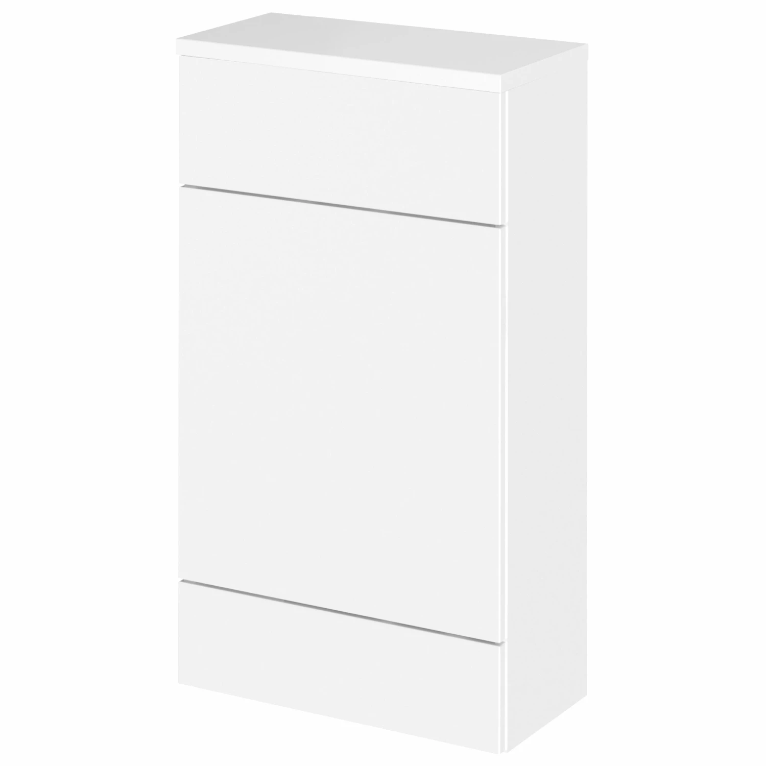 Hudson Reed Fusion Compact WC Unit With Coloured Worktop 500mm Wide - Gloss White 3 Hudson Reed Fusion Compact WC Unit With Coloured Worktop 500mm Wide - Gloss White