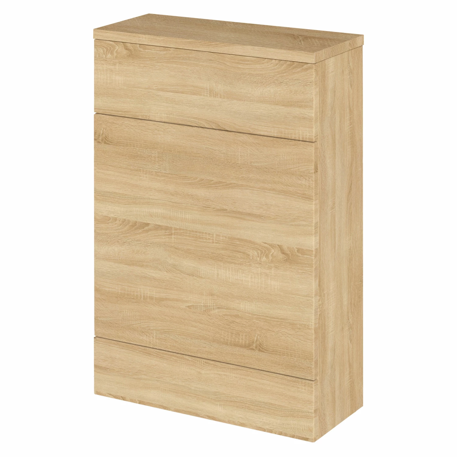 Hudson Reed Fusion Compact WC Unit With Coloured Worktop 600mm Wide - Natural Oak 3 Hudson Reed Fusion Compact WC Unit With Coloured Worktop 600mm Wide - Natural Oak