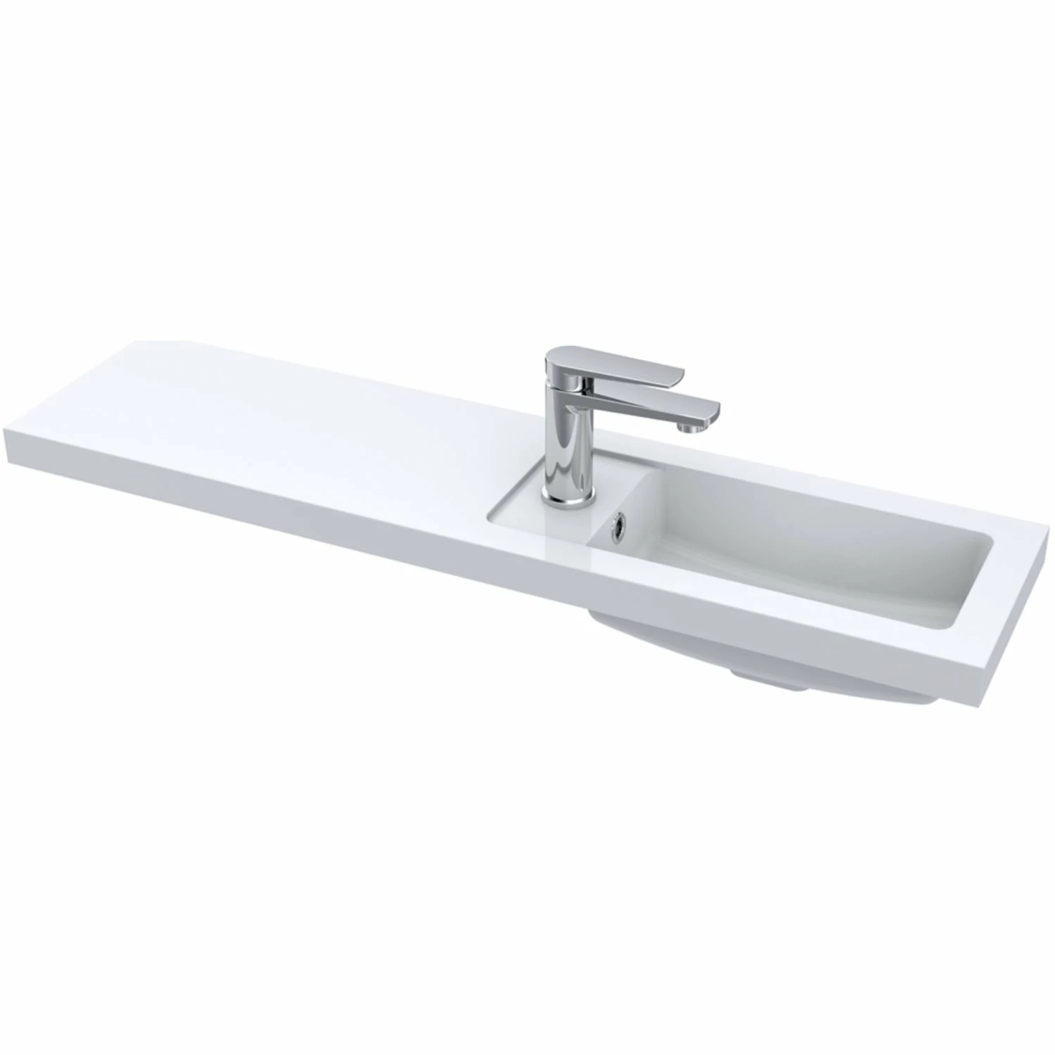 Hudson Reed Fusion Compact Combination Unit With Slimline Basin - 1000mm Wide - Gloss Grey 4 Hudson Reed Fusion Compact Combination Unit With Slimline Basin - 1000mm Wide - Gloss Grey - Image 2