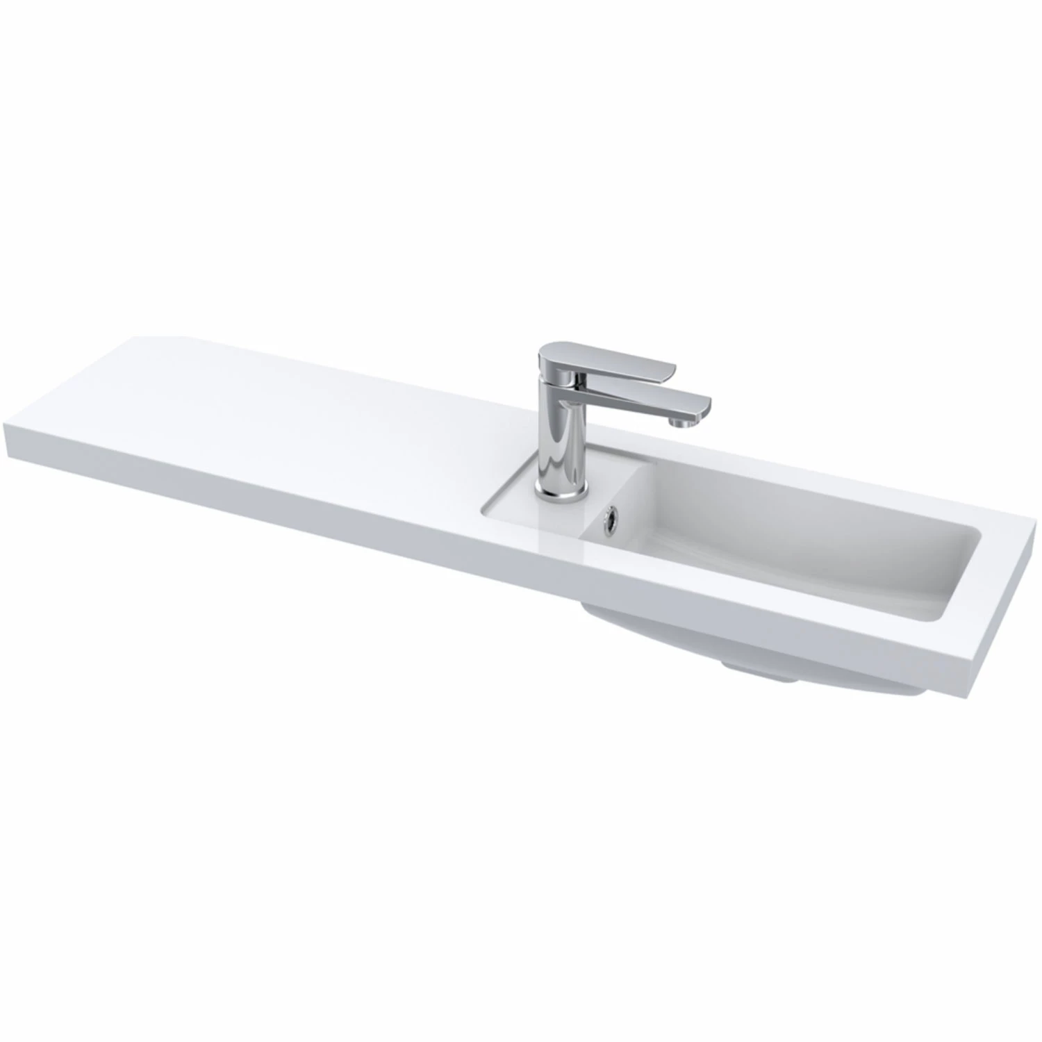 Hudson Reed Fusion Compact Combination Unit With Slimline Basin - 1000mm Wide - Gloss Grey Mist 4 Hudson Reed Fusion Compact Combination Unit With Slimline Basin - 1000mm Wide - Gloss Grey Mist - Image 2