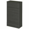 Hudson Reed Fusion Compact WC Unit With Coloured Worktop 500mm Wide - Charcoal Black Woodgrain 1 Hudson Reed Fusion Compact WC Unit With Coloured Worktop 500mm Wide - Charcoal Black Woodgrain -HEATANDPLUMB Sales hudson reed fusion bathroom furniture cbi604a