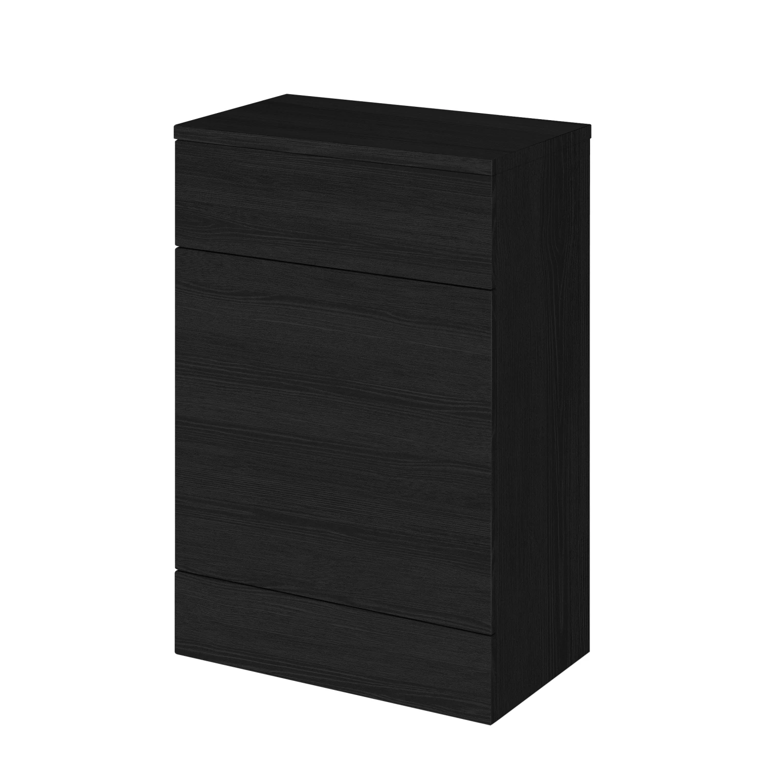 Hudson Reed Fusion WC Unit With Coloured Worktop 600mm Wide - Charcoal Black Woodgrain 4 Hudson Reed Fusion WC Unit With Coloured Worktop 600mm Wide - Charcoal Black Woodgrain - Image 2