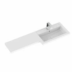 Hudson Reed Fusion RH Combination Unit With 600mm WC Unit - 1200mm Wide - Natural Oak 10 Hudson Reed Fusion RH Combination Unit With 600mm WC Unit - 1200mm Wide - Natural Oak -HEATANDPLUMB Sales hudson reed fusion bathroom furniture cbi910 1