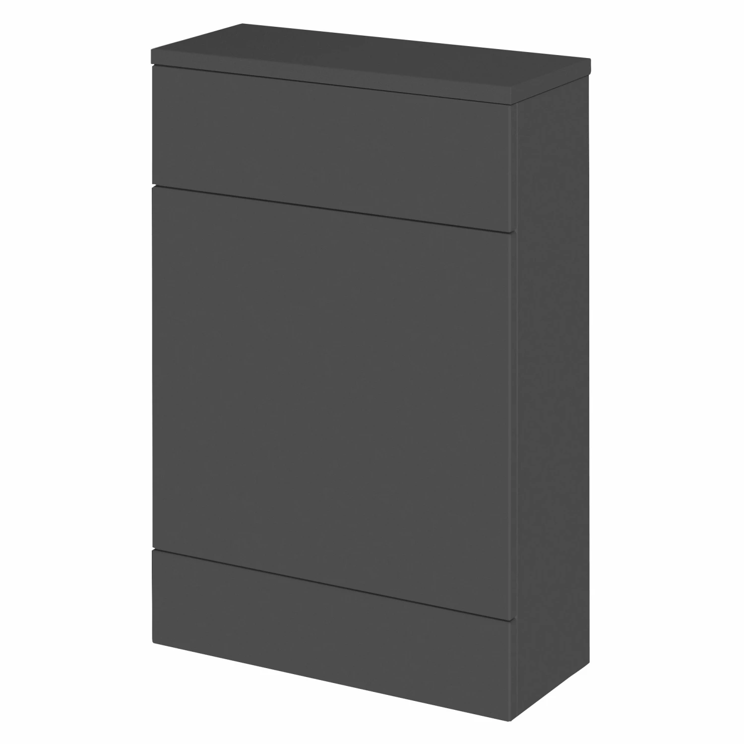 Hudson Reed Fusion Compact WC Unit With Coloured Worktop 600mm Wide - Gloss Grey 4 Hudson Reed Fusion Compact WC Unit With Coloured Worktop 600mm Wide - Gloss Grey - Image 2