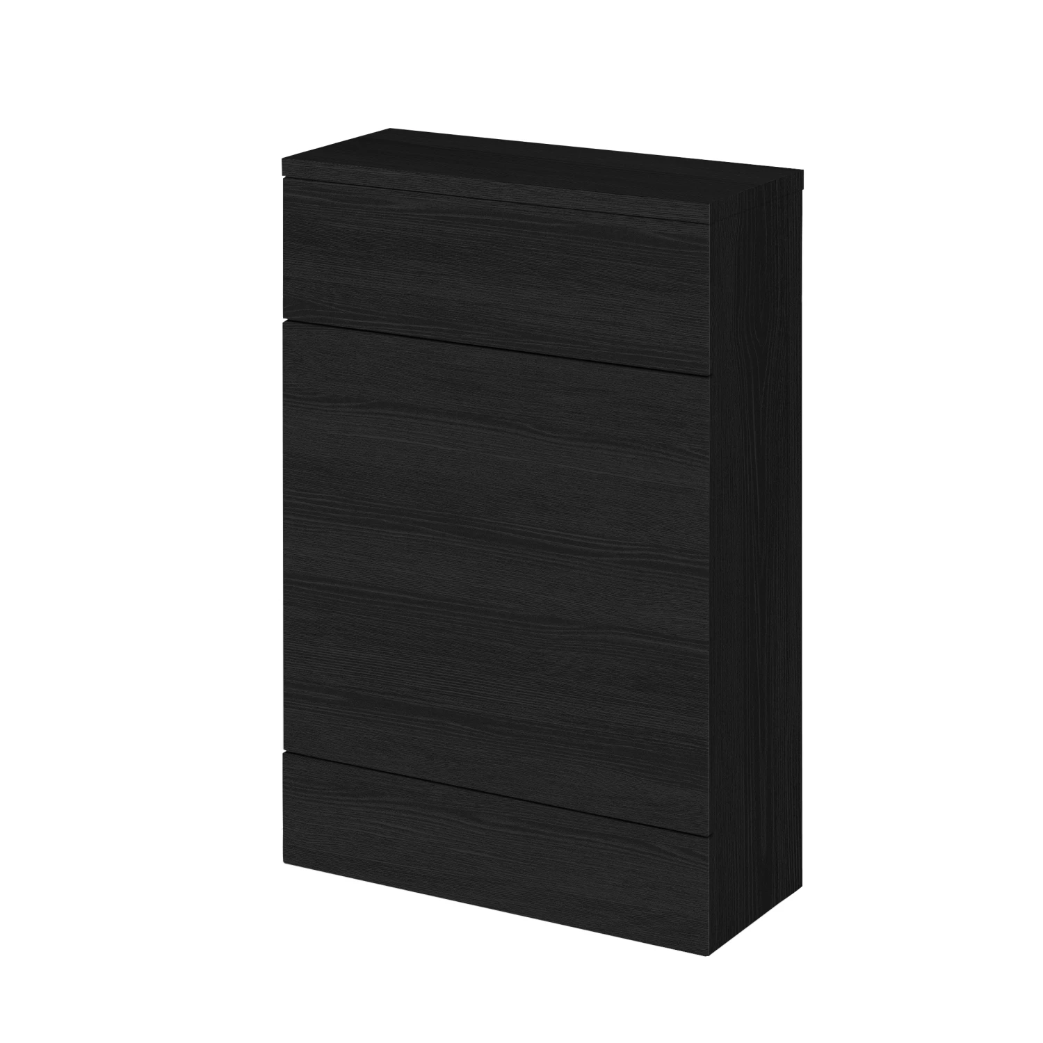 Hudson Reed Fusion Compact WC Unit With Coloured Worktop 600mm Wide - Charcoal Black Woodgrain 4 Hudson Reed Fusion Compact WC Unit With Coloured Worktop 600mm Wide - Charcoal Black Woodgrain - Image 2