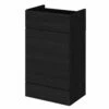 Hudson Reed Fusion WC Unit 500mm Wide - Charcoal Black Woodgrain 2 Hudson Reed Fusion WC Unit 500mm Wide - Charcoal Black Woodgrain -HEATANDPLUMB Sales hudson reed fusion bathroom furniture off646