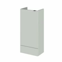 Hudson Reed Fusion RH Combination Unit With 500mm WC Unit - 1500mm Wide - Gloss Grey Mist -HEATANDPLUMB Sales hudson reed fusion bathroom furniture ofg483 1