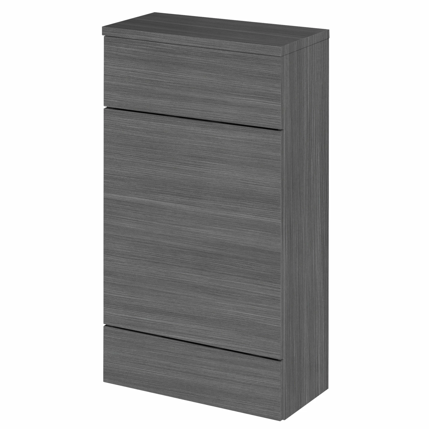 Hudson Reed Fusion Compact WC Unit With Coloured Worktop 500mm Wide - Anthracite Woodgrain 3 Hudson Reed Fusion Compact WC Unit With Coloured Worktop 500mm Wide - Anthracite Woodgrain