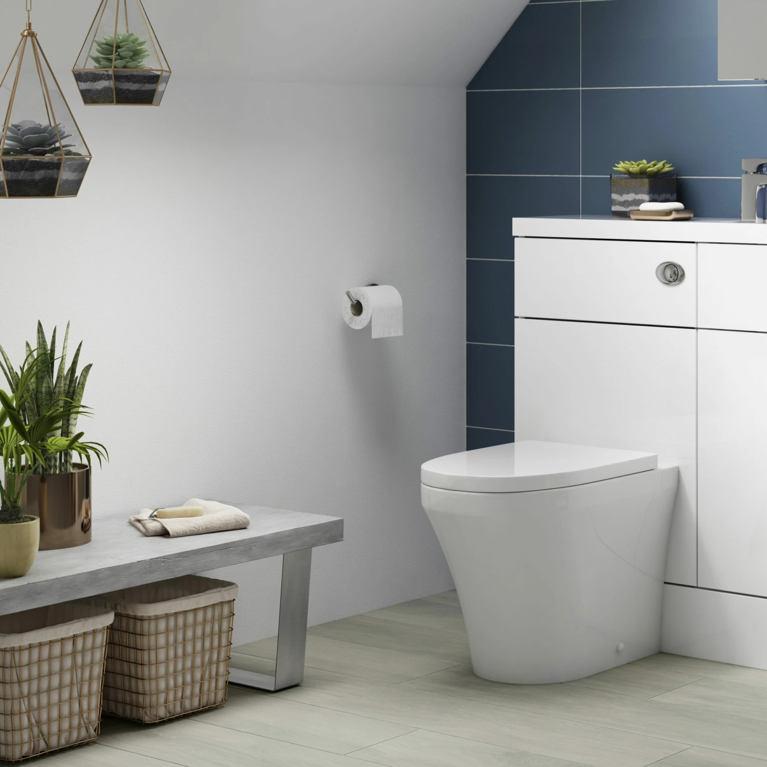 Hudson Reed Fusion WC Unit 600mm Wide - Gloss White 5 Hudson Reed Fusion WC Unit 600mm Wide - Gloss White - Image 3