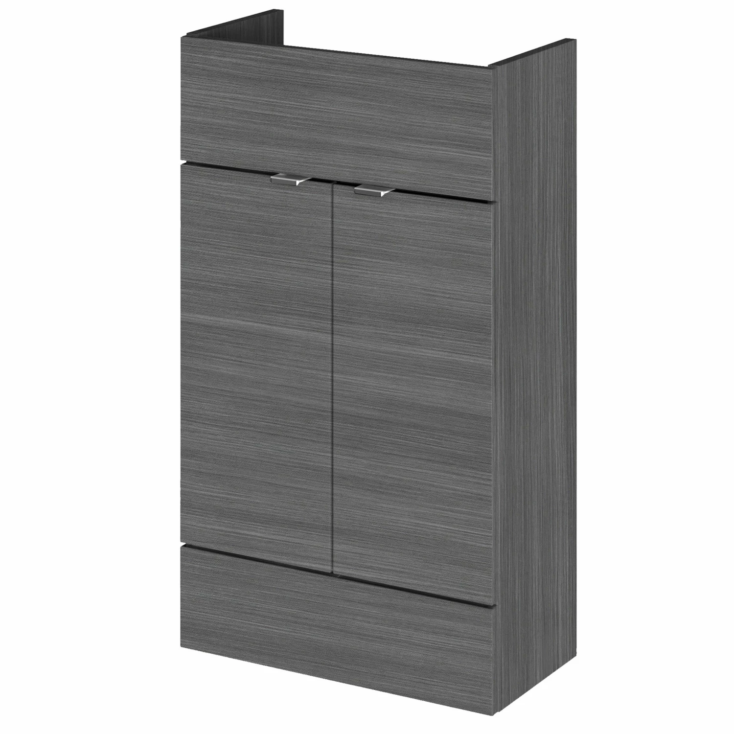 Hudson Reed Fusion RH Combination Unit With Square Semi Recessed Basin 1000mm Wide - Anthracite Woodgrain 6 Hudson Reed Fusion RH Combination Unit With Square Semi Recessed Basin 1000mm Wide - Anthracite Woodgrain - Image 4